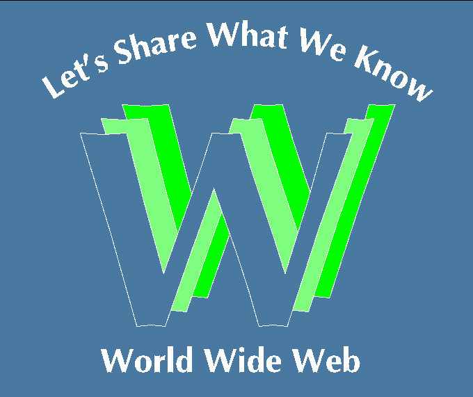 Very aliased logo reading: WWW - Let's Share What We Know