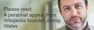 Jimmy Wales, as seen in WP donation banners